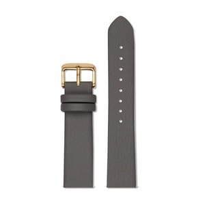 Soleil perfume Slate Grey With Brushed Gold Buckle | 18mm