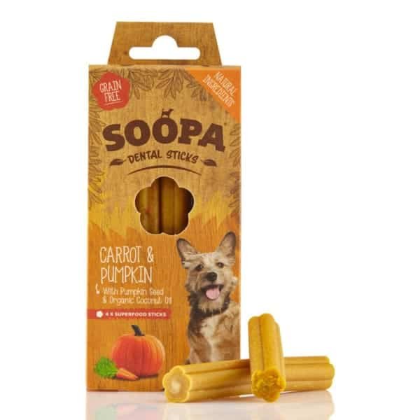 Hownd - Golden Oldies Natural Conditioning Shampoo for Dogs (250ml) Soopa Dental Grain-free Senior Dog Treats - Carrot & Pumpkin