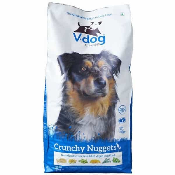 Benevo Adult Dog Original (2KG) V-dog Crunchy Nuggets Dry Dog Food - Vegan